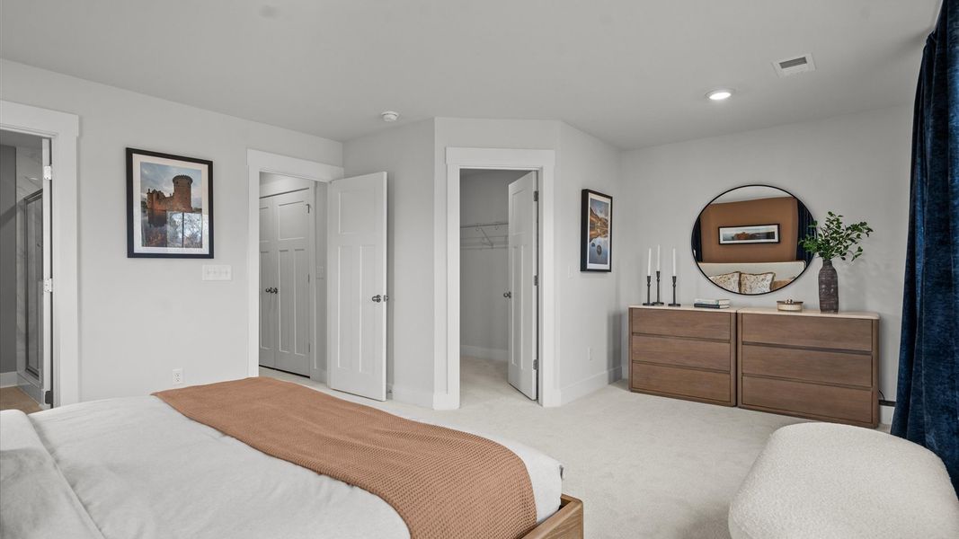 Furnished interior in a model home at El Dorado in Spartanburg (Image 17). Furnished interior in a model home at El Dorado in Spartanburg (Image 17).