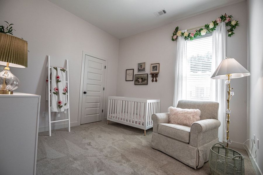 Furnished interior in a model home at Amherst in Cordova (Image 27).