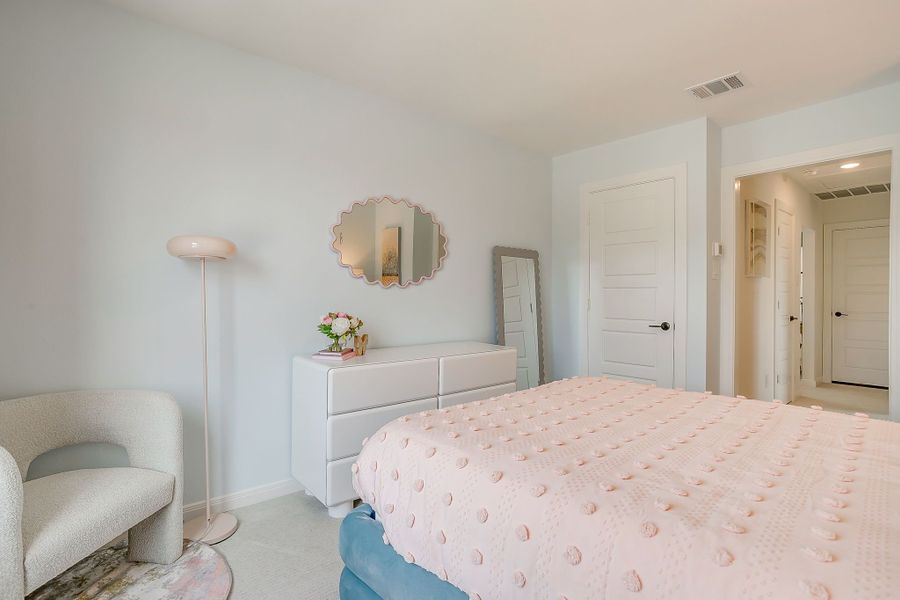 Furnished interior in a model home at Creekside in Royse City (Image 58).