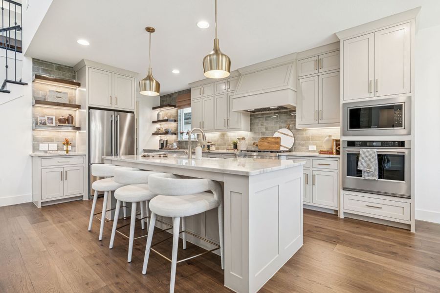 Furnished interior in a model home at Lakewood Village in Lakewood Village (Image 15).