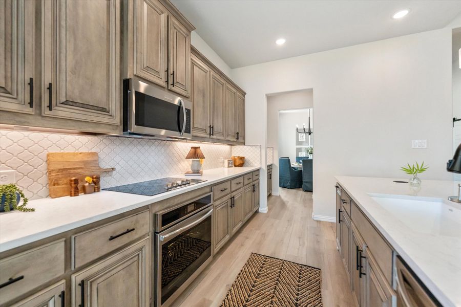 Furnished interior in a model home at Oak Grove Addition in Springtown (Image 25).