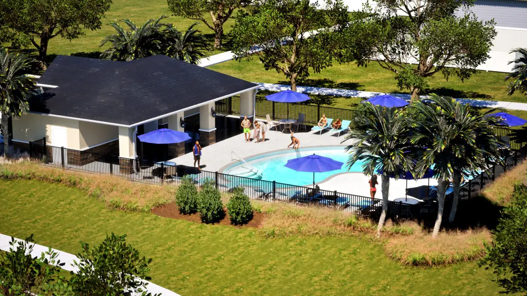 Cool off at the Community Pool | Oakview | New Homes in Apopka, FL | Landsea Homes