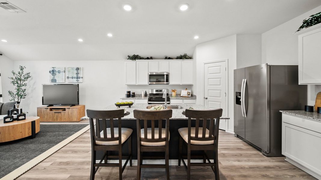 Furnished interior in a model home at China Grove in China (Image 3).