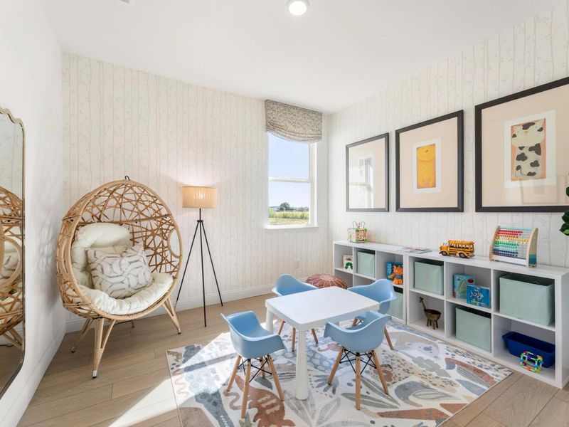 Furnished interior in a model home at Meadow Ridge Estates in Josephine (Image 16). Furnished interior in a model home at Meadow Ridge Estates in Josephine (Image 16).