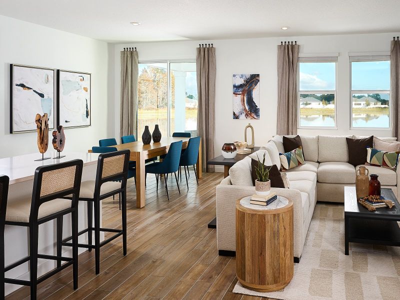 Furnished interior in a model home at Cypress Meadows - Signature Series in Jacksonville (Image 19). Furnished interior in a model home at Cypress Meadows - Signature Series in Jacksonville (Image 19).