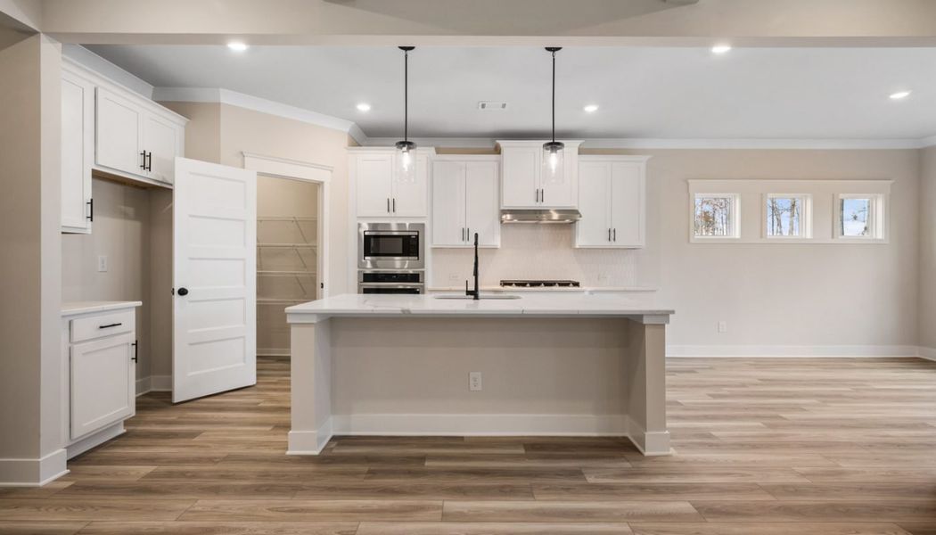 Furnished interior in a model home at Garland Meadows in Cartersville (Image 6).