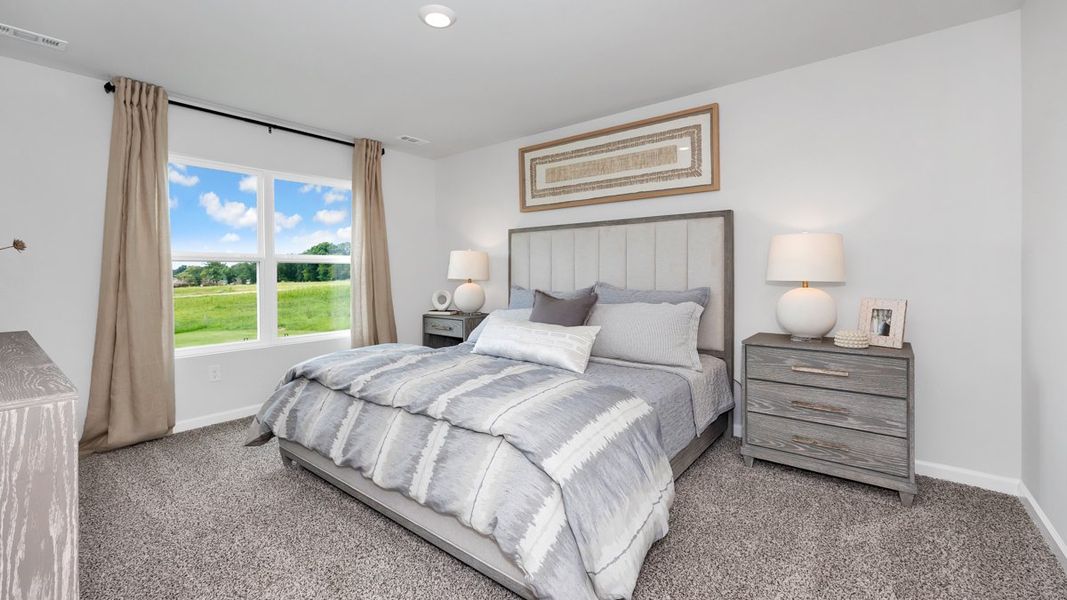 Furnished interior in a model home at Bailey Park in Fayetteville (Image 29).