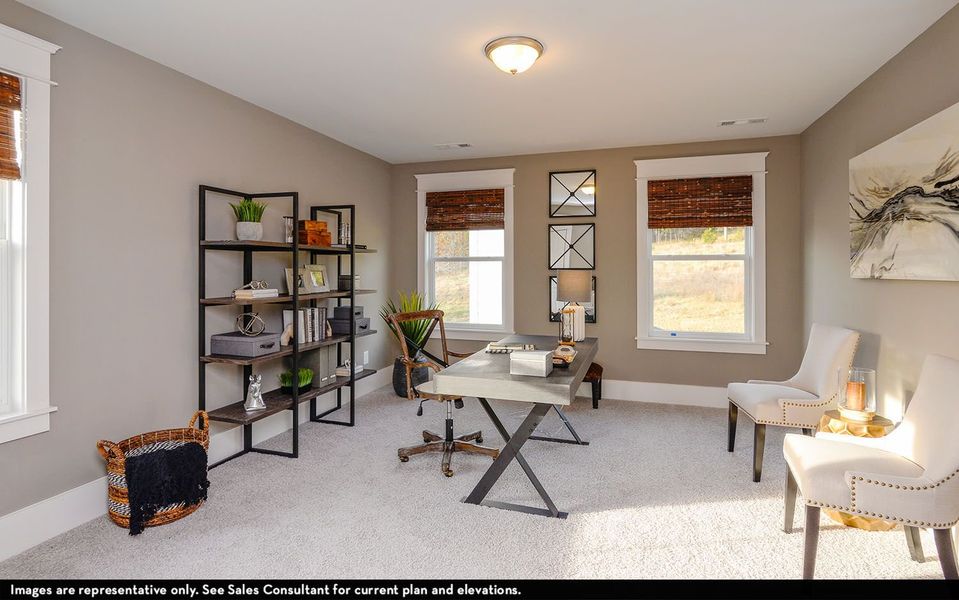 Furnished interior in a model home at Belvoir in Fairview (Image 6). Furnished interior in a model home at Belvoir in Fairview (Image 6).