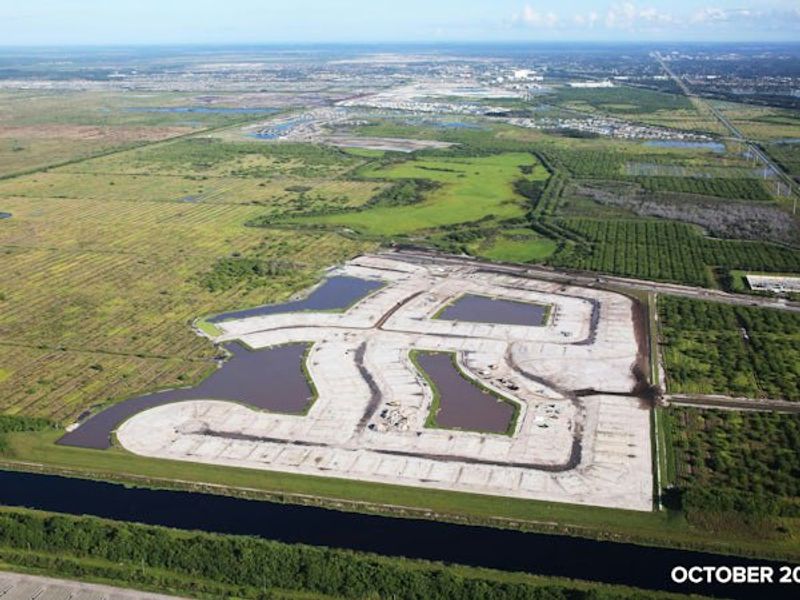Site preparation and early development at BELTERRA in Port St. Lucie, FL (Image 121).