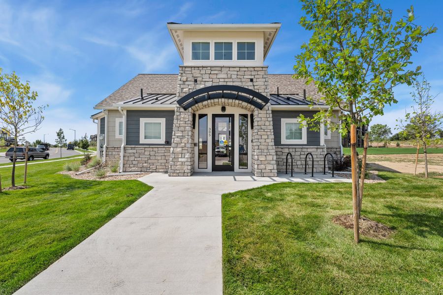 Front exterior of a home in the Highlands at Fox Hill community, located in Longmont, CO (Image 4). Front exterior of a home in the Highlands at Fox Hill community, located in Longmont, CO (Image 4).