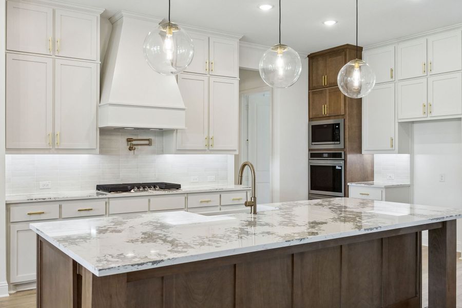 Furnished interior in a model home at Oak Creek Ranch in Midlothian (Image 7).