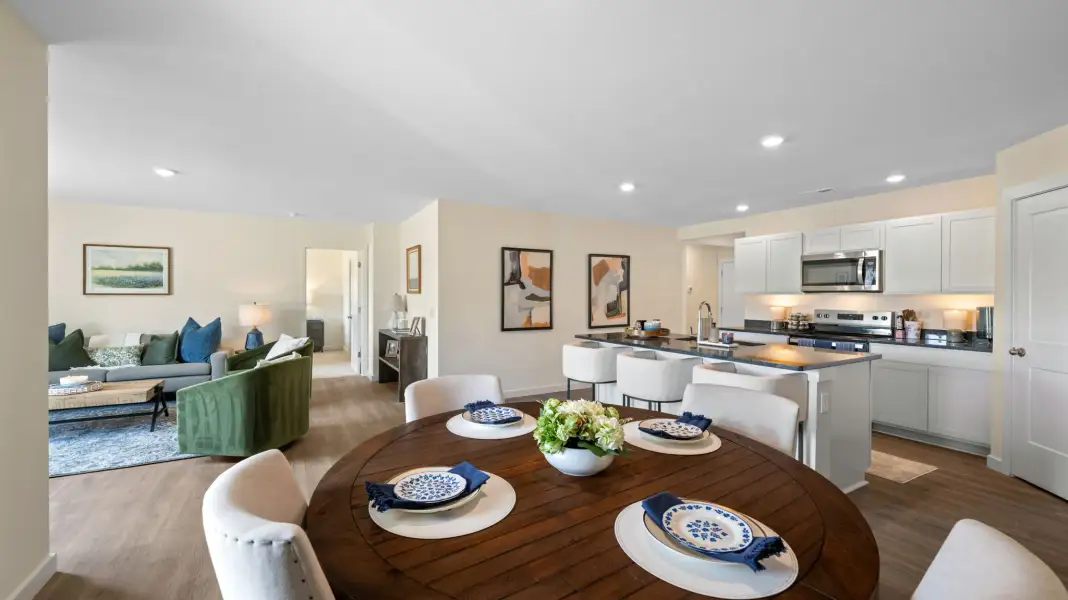 Furnished interior in a model home at Westland Ridge in Cleveland (Image 18).