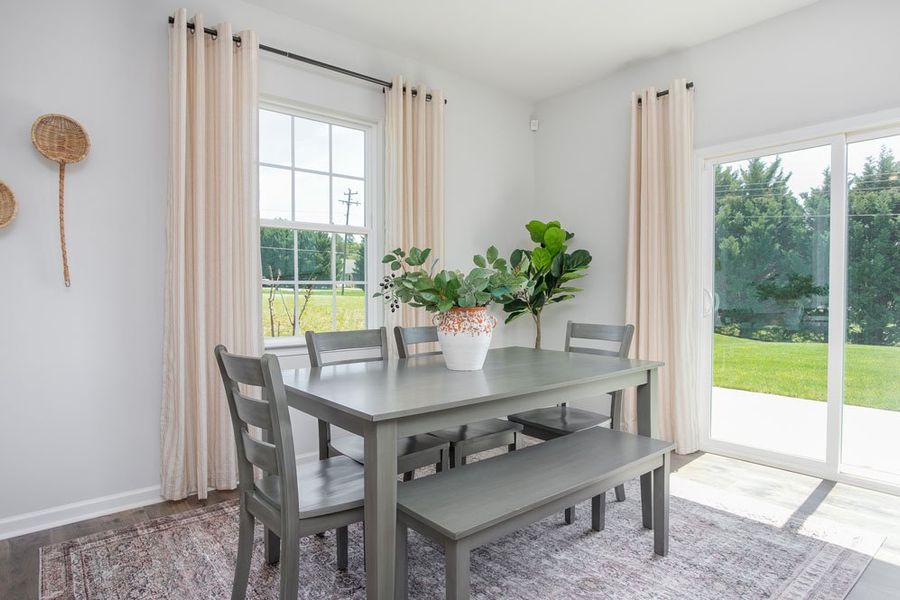 Furnished interior in a model home at Steeplegate Village in Trinity (Image 12).