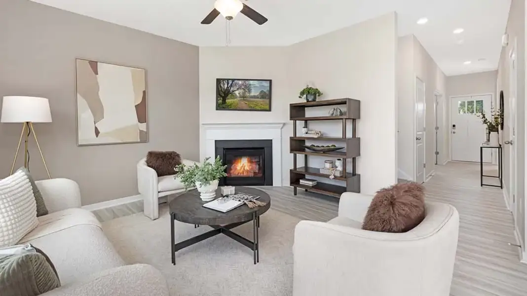 Furnished interior in a model home at Ashenwood Commons in Monroe (Image 10). Furnished interior in a model home at Ashenwood Commons in Monroe (Image 10).