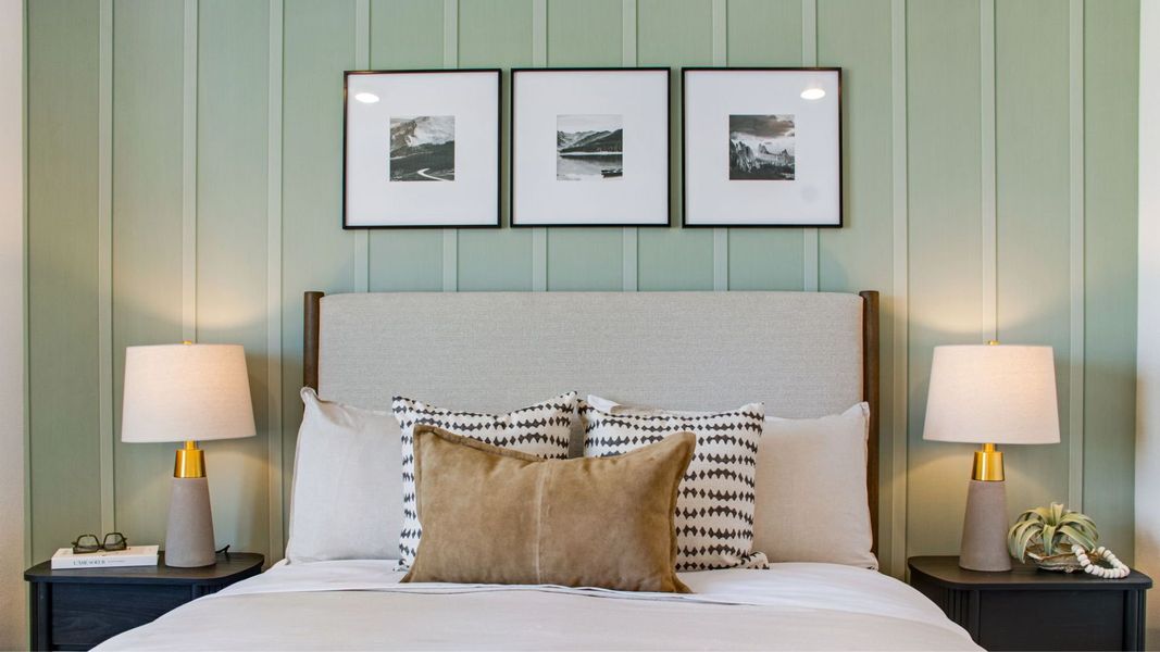 Furnished interior in a model home at Tailholt in Severance (Image 4).