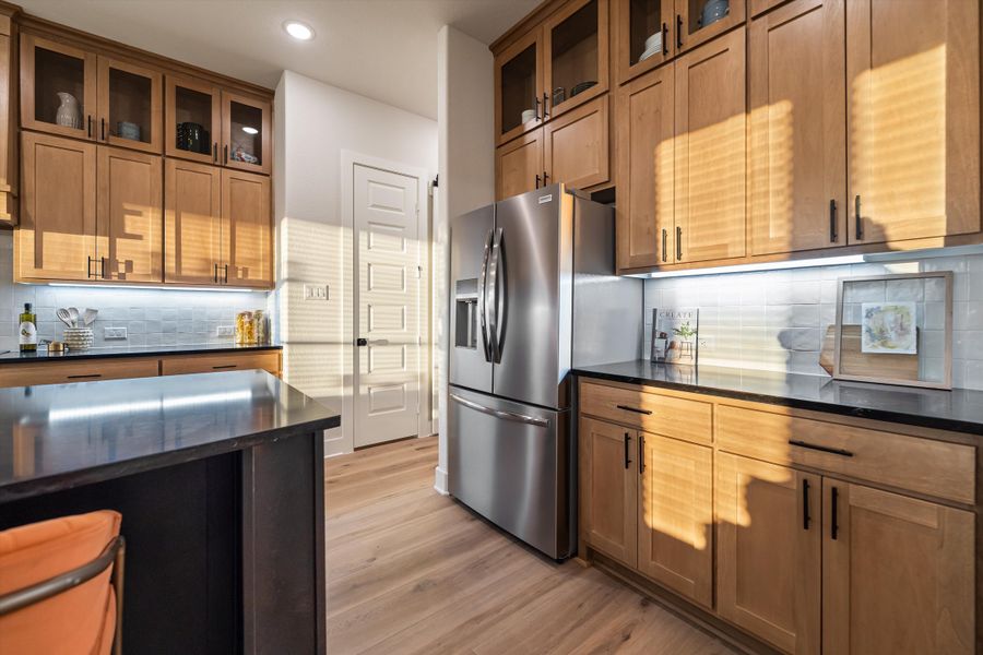 Furnished interior in a model home at Grayson Ridge in Van Alstyne (Image 56).