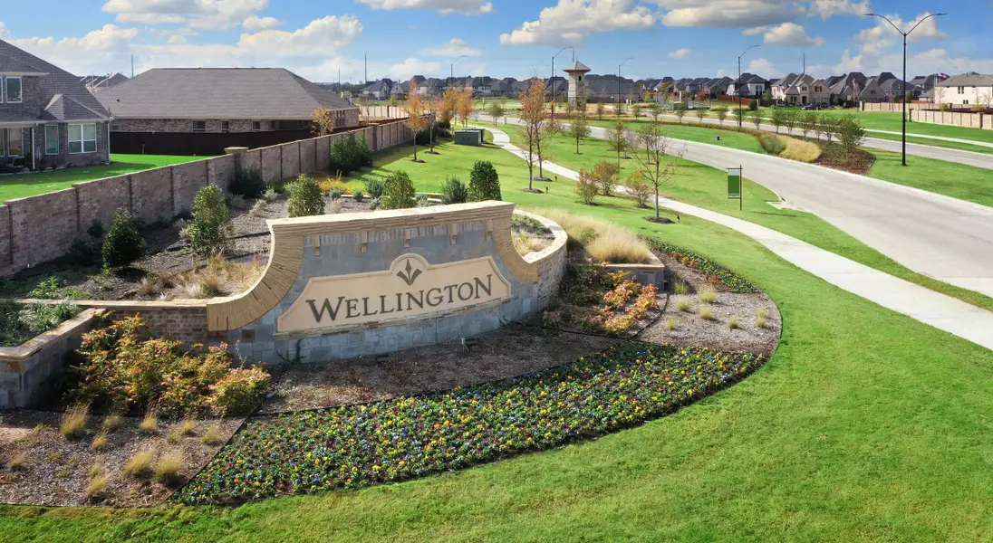 Wellington Monument Sign