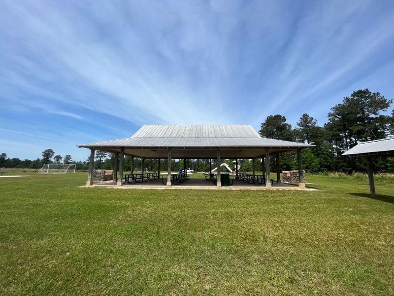 A covered area with a covered area.