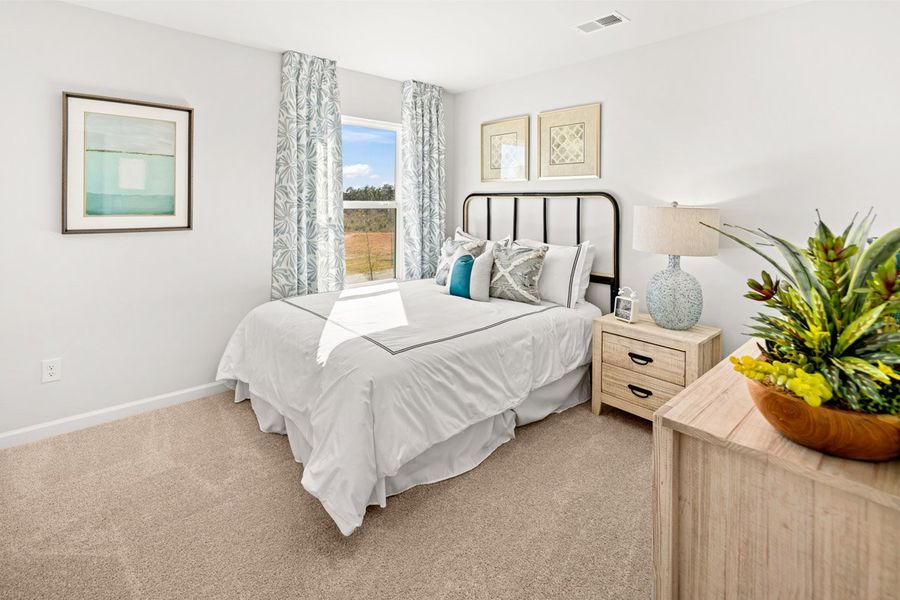 Furnished interior in a model home at The Abbey at Trolley Run Station in Aiken (Image 22).