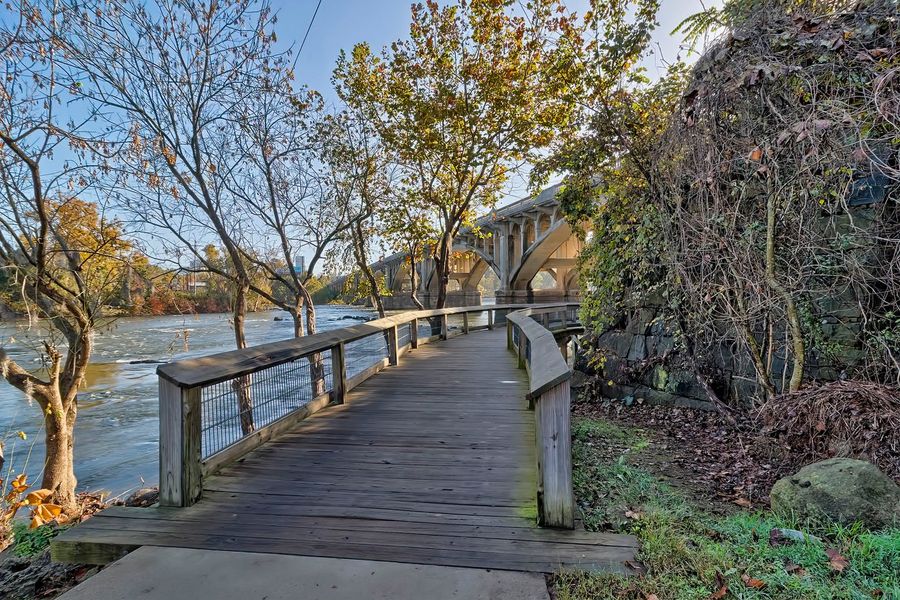 Close proximity to multiple walking trails near the Saluda river