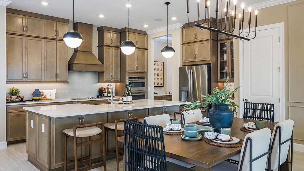 Furnished interior in a model home at Wellen Park in Englewood (Image 20).