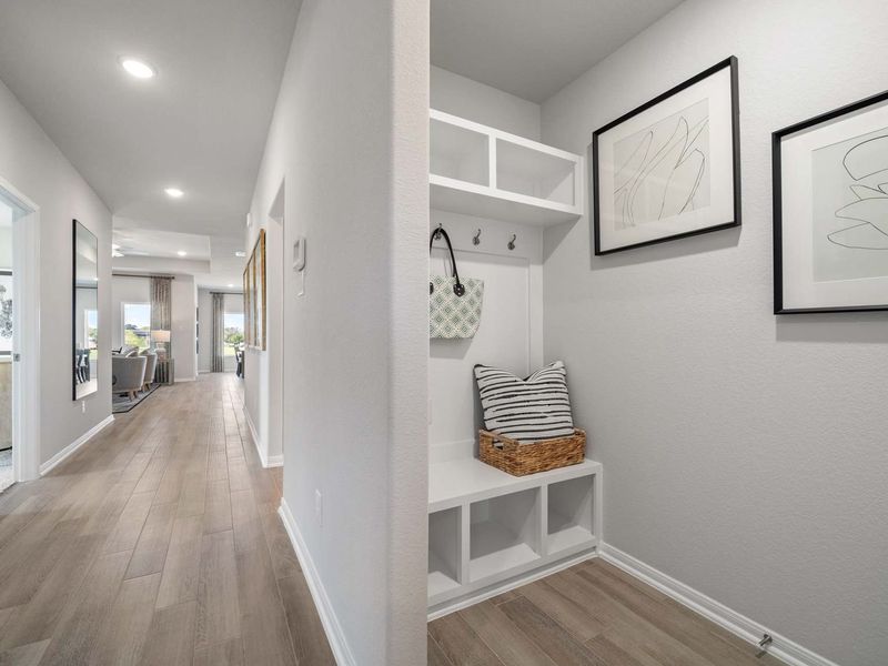 Furnished interior in a model home at Windmill Estates in Magnolia (Image 28).