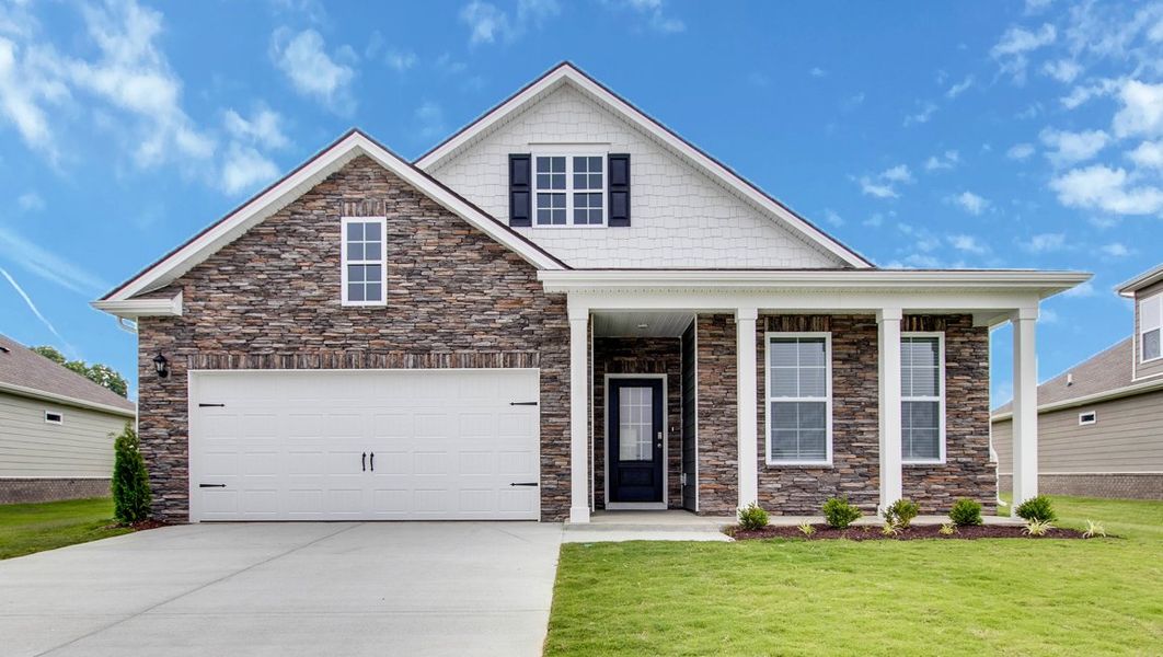 Front exterior of a home in the Legacy Farms community, located in White House, TN (Image 3).