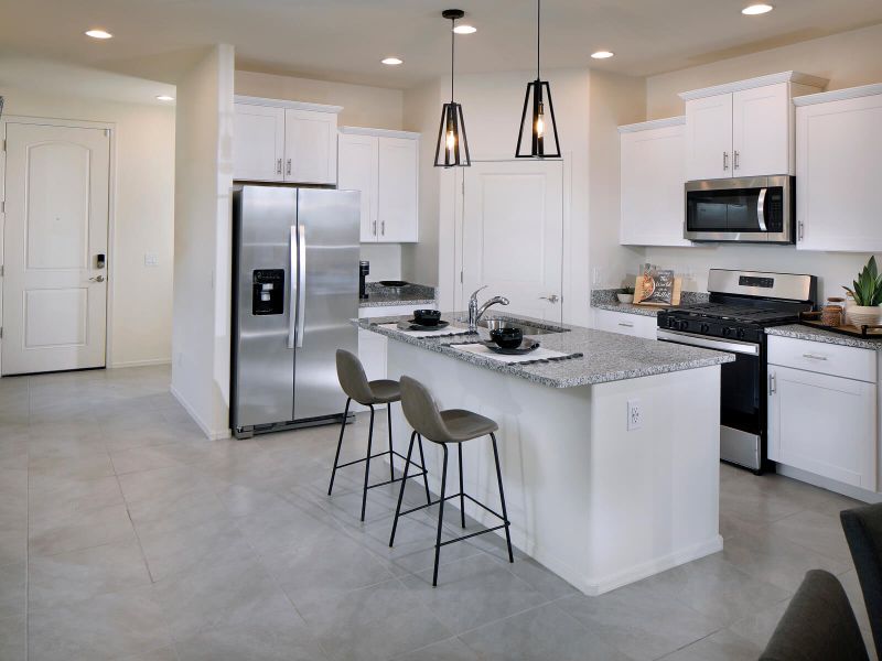 Furnished interior in a model home at Sunset Crest - Signature Series in Tucson (Image 24). Furnished interior in a model home at Sunset Crest - Signature Series in Tucson (Image 24).