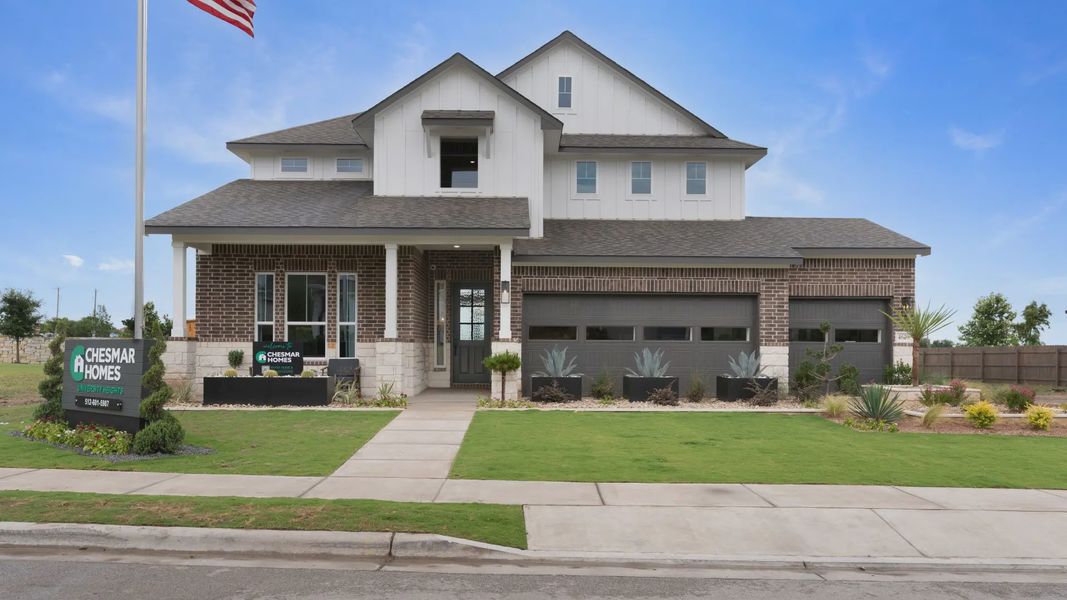 Front exterior of a home in the University Heights community, located in Round Rock, TX (Image 4).
