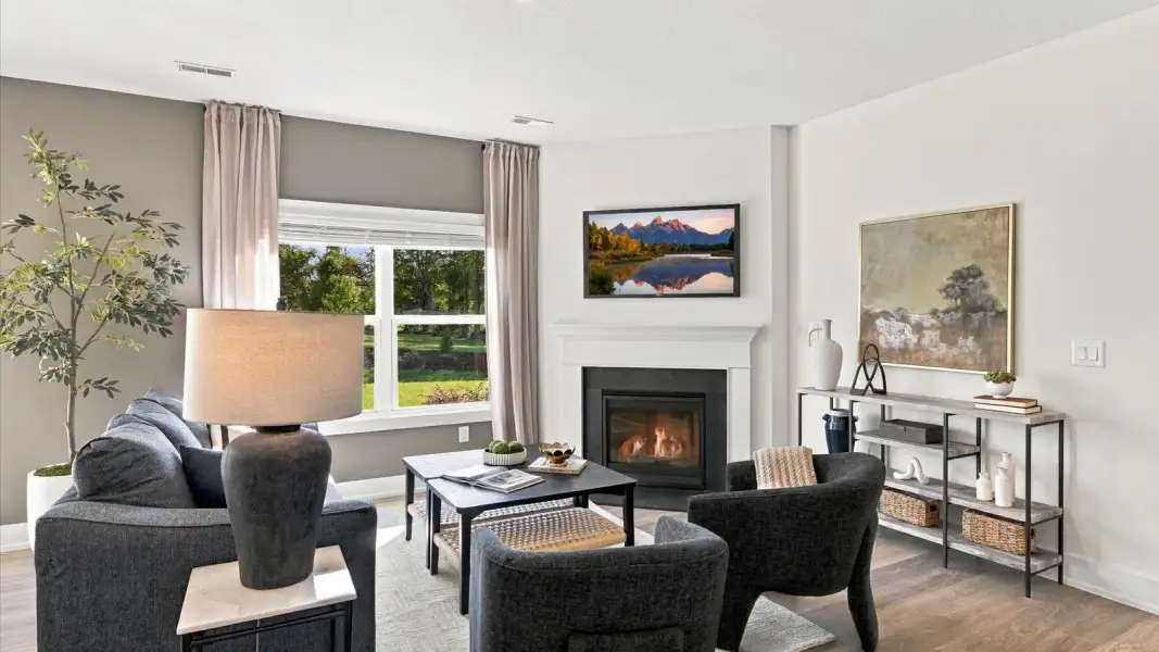 Furnished interior in a model home at Irwin Oaks in Corryton (Image 14). Furnished interior in a model home at Irwin Oaks in Corryton (Image 14).