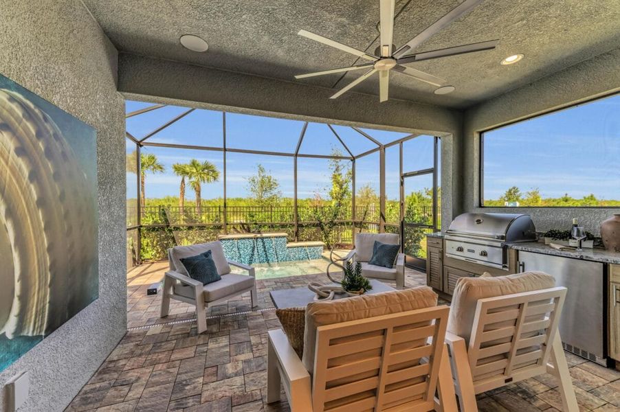 Exterior details of a home in Reflection Villas at Watercolor Place, Bradenton (Image 50).