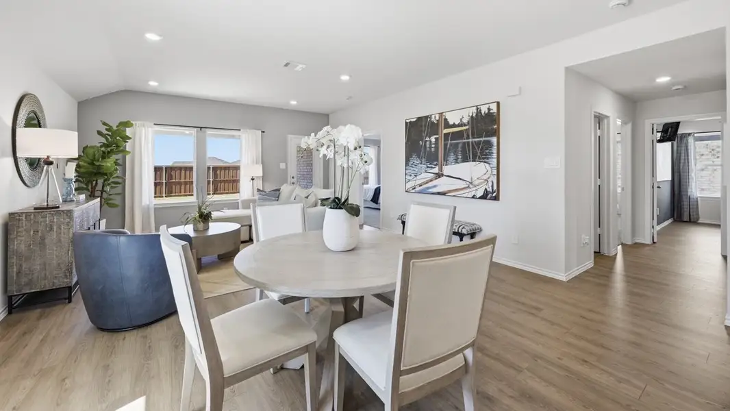 Furnished interior in a model home at Sanger Circle in Sanger (Image 29).