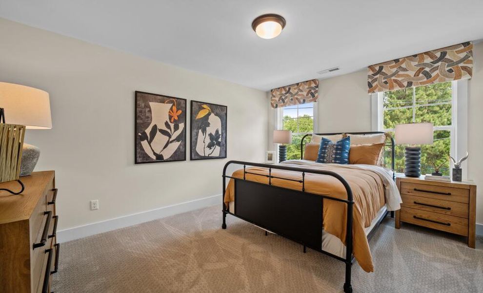 Furnished interior in a model home at Twin Creek Forsyth in Kernersville (Image 18).