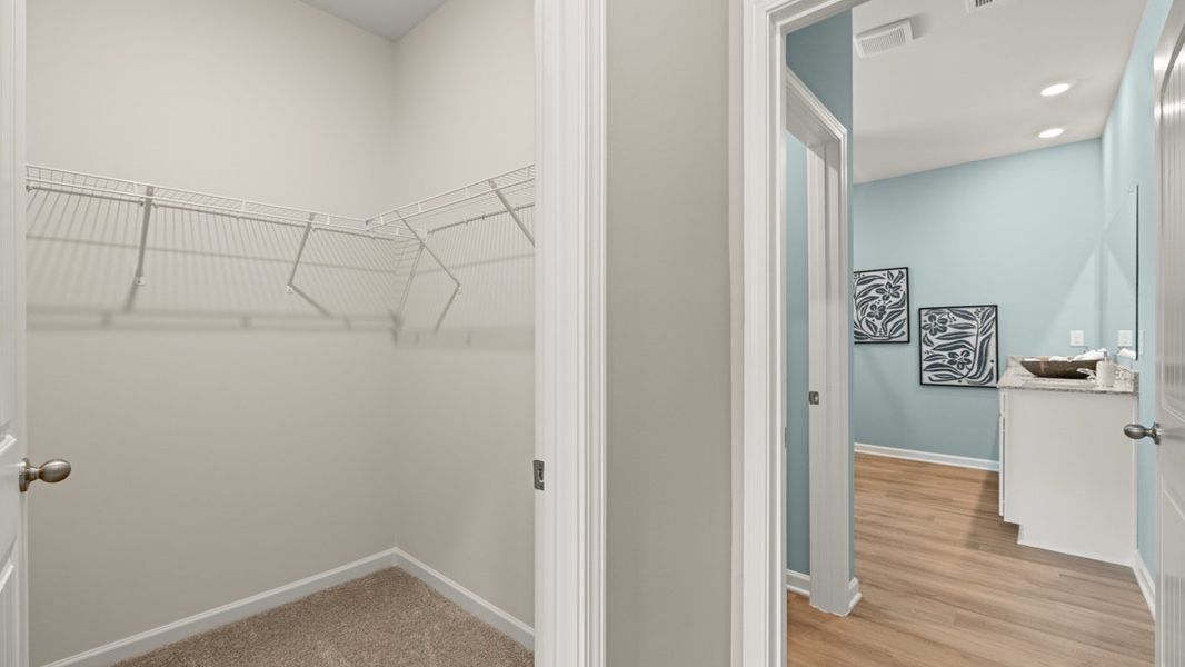 Furnished interior in a model home at Northberry in Rome (Image 42).