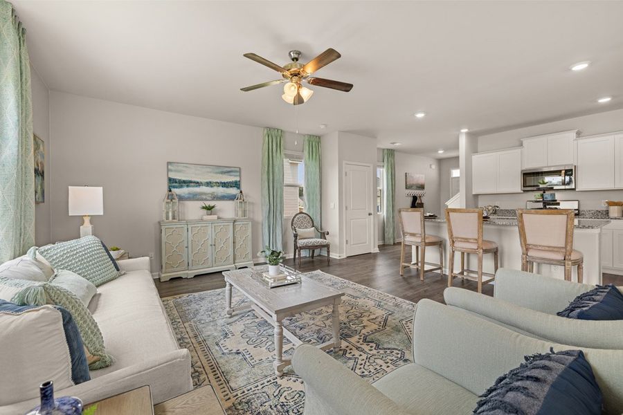 Furnished interior in a model home at The Islands in Beech Island (Image 18).