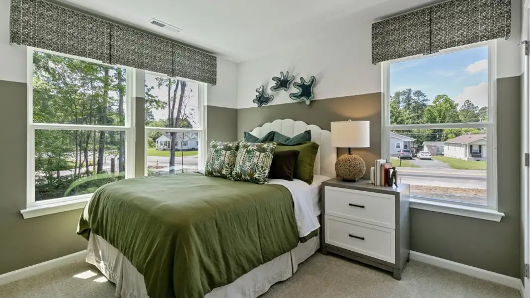 Furnished interior in a model home at Chapel Townes in Raleigh (Image 14).