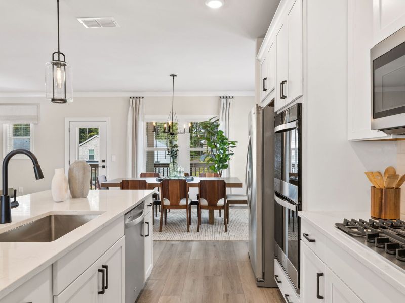 Enjoy the stunning, modern finishes in your new kitchen.