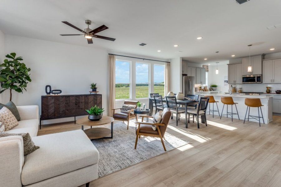 Furnished interior in a model home at Karis in Crowley (Image 11). Furnished interior in a model home at Karis in Crowley (Image 11).