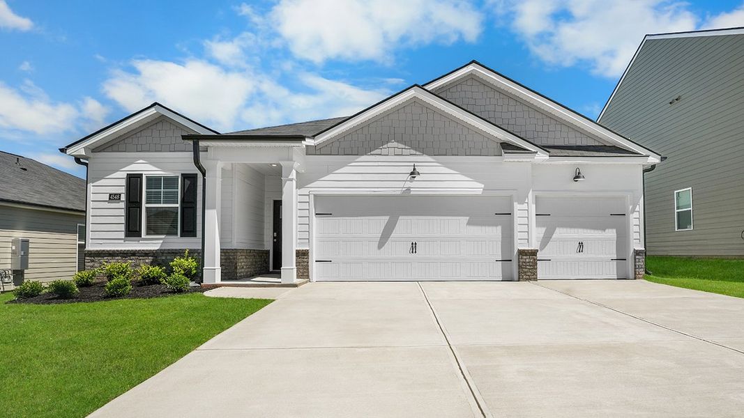 Front exterior of a home in the Highland Hills community, located in Graniteville, SC (Image 12).