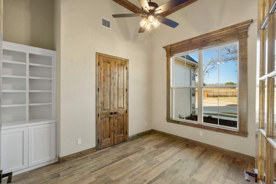 Furnished interior in a model home at Crown Valley in Weatherford (Image 8).