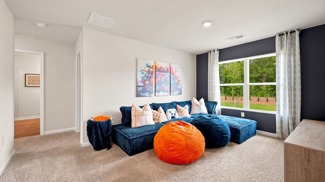 Furnished interior in a model home at Teamon Pointe in Griffin (Image 17). Furnished interior in a model home at Teamon Pointe in Griffin (Image 17).