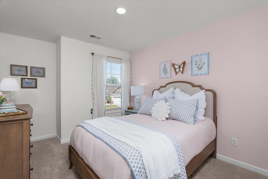 Furnished interior in a model home at Southbridge in Sumter (Image 39).