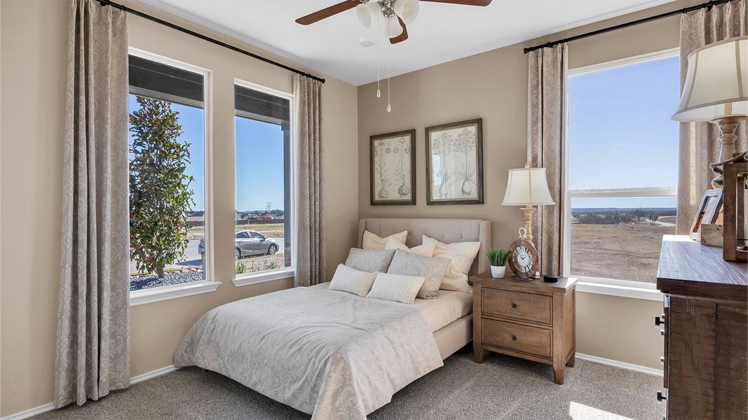 Furnished interior in a model home at Turnbo Ranch in Killeen (Image 20).