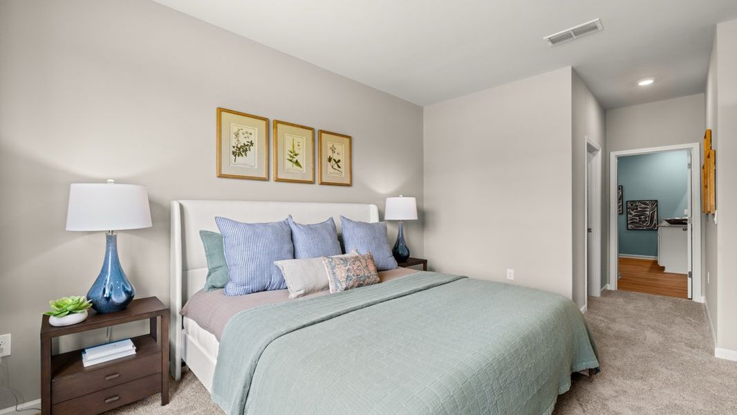 Furnished interior in a model home at Northberry in Rome (Image 41).