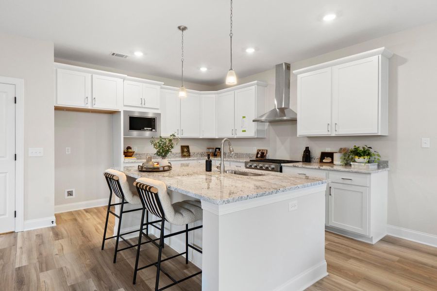 Furnished interior in a model home at Hamilton on Hunter West in Ooltewah (Image 6).