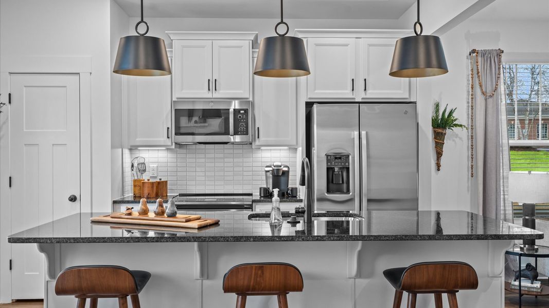 Furnished interior in a model home at Gresham Station in Simpsonville (Image 11). Furnished interior in a model home at Gresham Station in Simpsonville (Image 11).