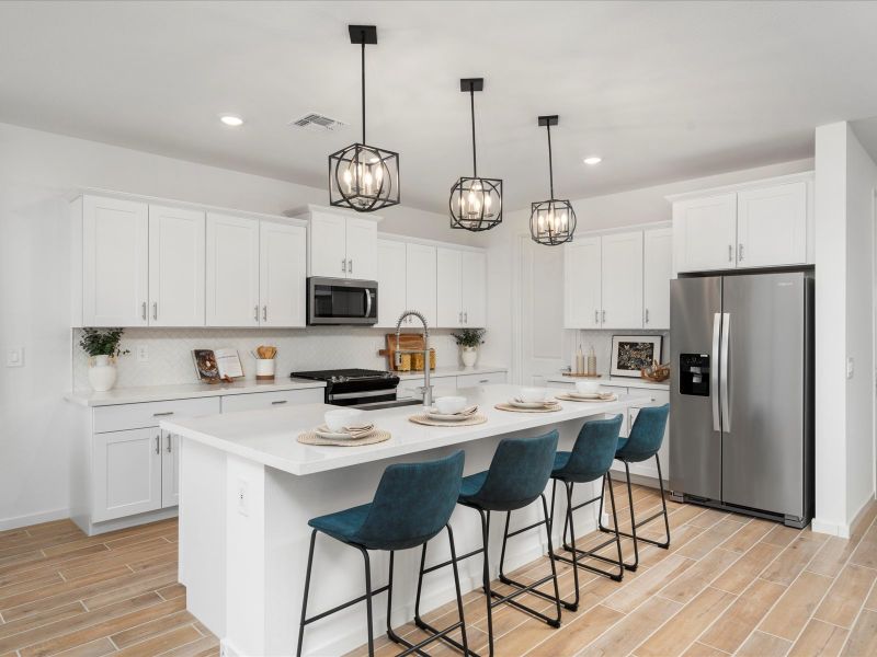 Kitchen in Lark Floorplan at Silva Farms