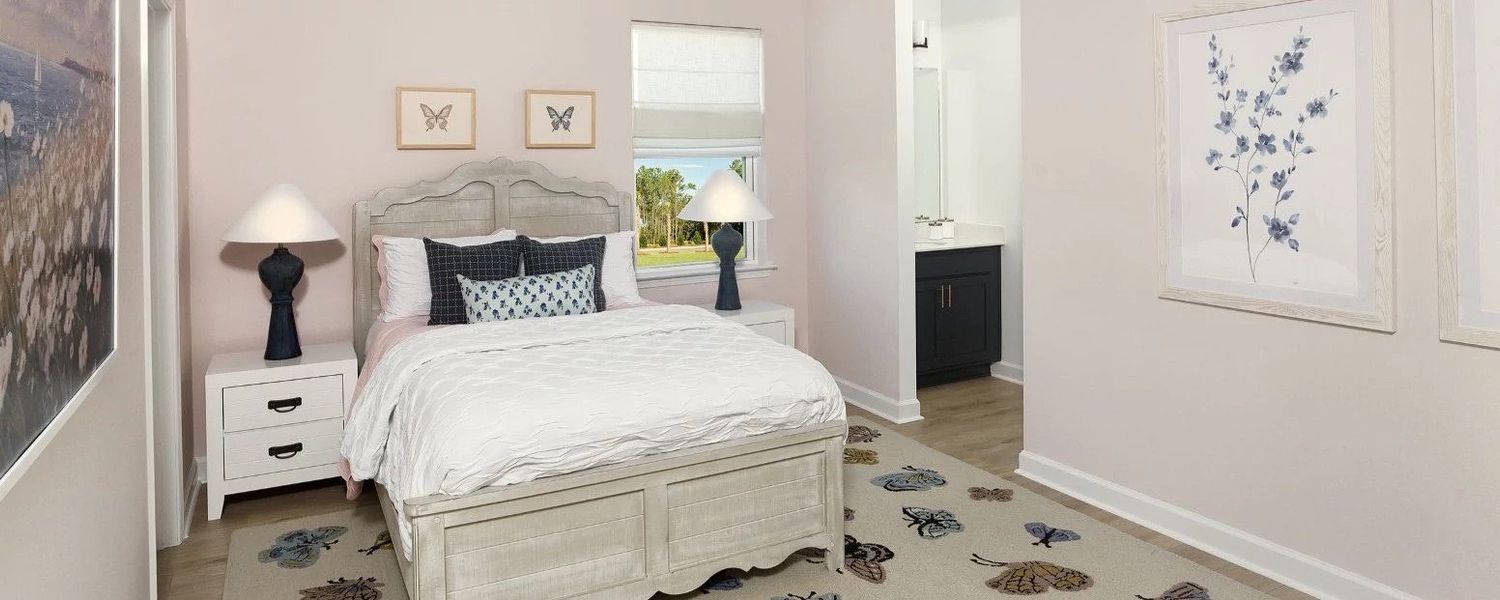 Furnished interior in a model home at Blue Heron Retreat in Little River (Image 11). Furnished interior in a model home at Blue Heron Retreat in Little River (Image 11).