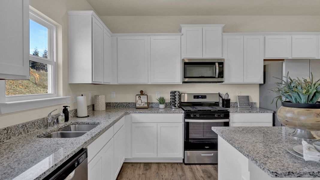 Furnished interior in a model home at Abington Farms in Hixson (Image 10).
