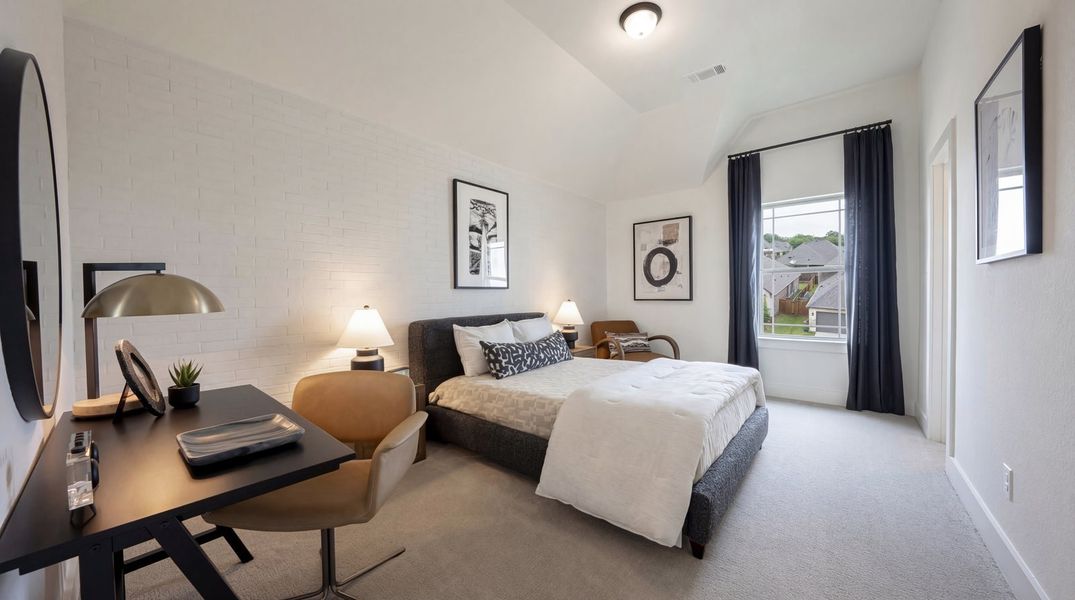 Furnished interior in a model home at Birdsong in Mansfield (Image 15).